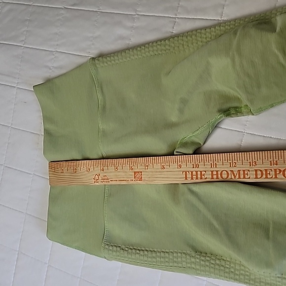 Neon Green Alphalete Workout Leggings A0025 - Picture 7 of 9